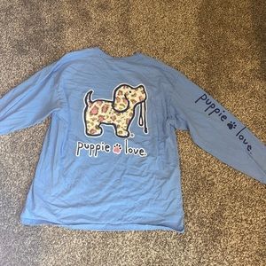 Super cute puppie love shirt size xl